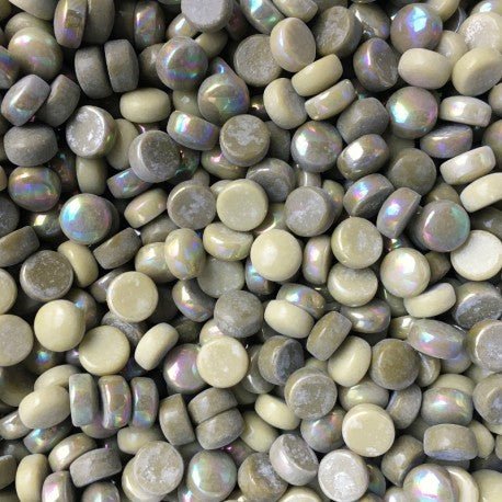 Glasnopjes 12mm Mosgroen Mix