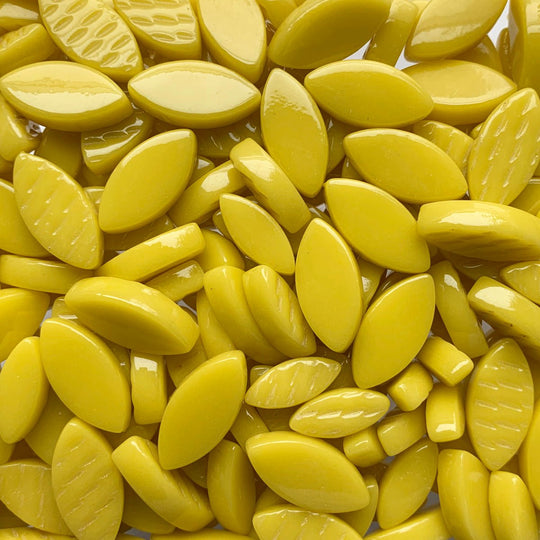 Ottoman Bloemblaadjes Opaalgeel