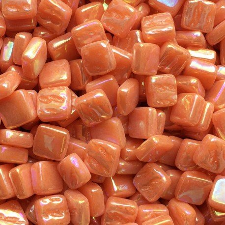 Ottoman Madreperla 8mm Mandarino