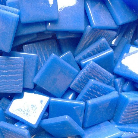 Mosaico de Vidrio 25mm Azul