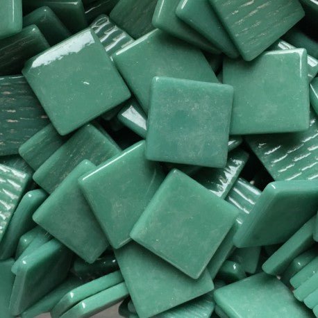 Mosaico de Vidrio 25mm Cian