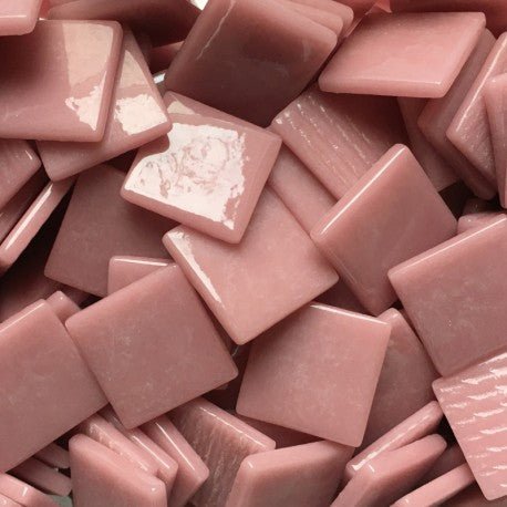 Mosaico de Vidrio 25mm Rosa Oscuro