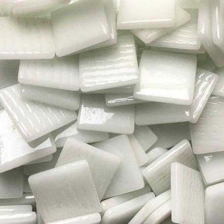 Mosaico de Vidrio 25mm Blanco Roto