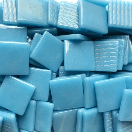 Mosaico de Vidrio 25mm Medio Turquesa