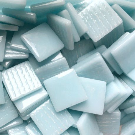 Mosaico de Vidrio 25mm Agua Clara