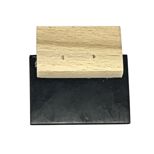 Frattazzo in legno con gomma 7 cm